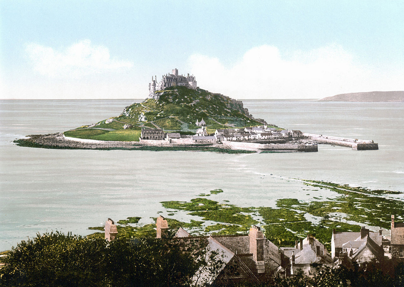 Troy Debunked - according to Wilkens, St michael's mount is the site of Scylia and Charybdis