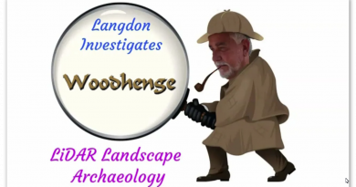 Langdon investigates woodhenge