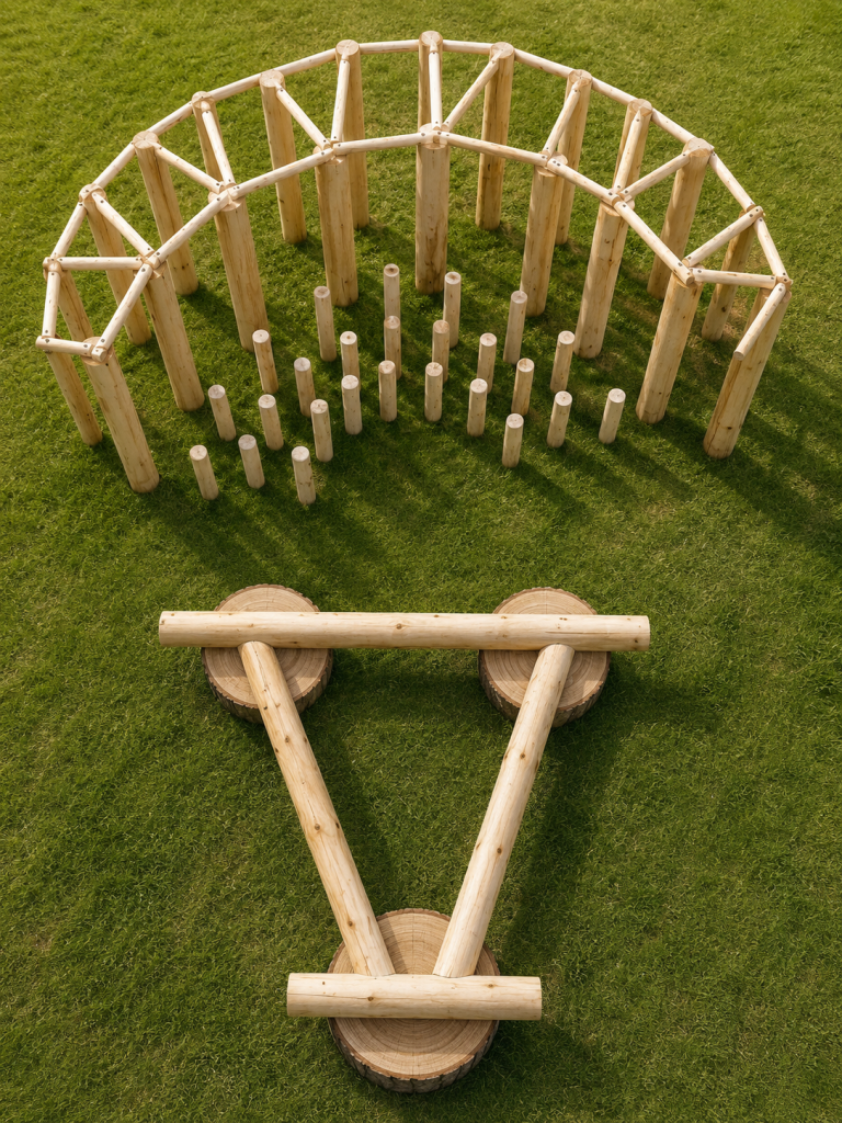 Woodhenge: a unique construction technique for building towers - still used today