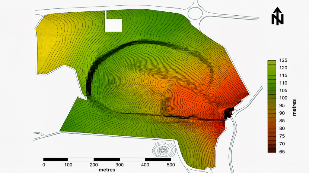 2004 magnetometer survey by Payne and Martin