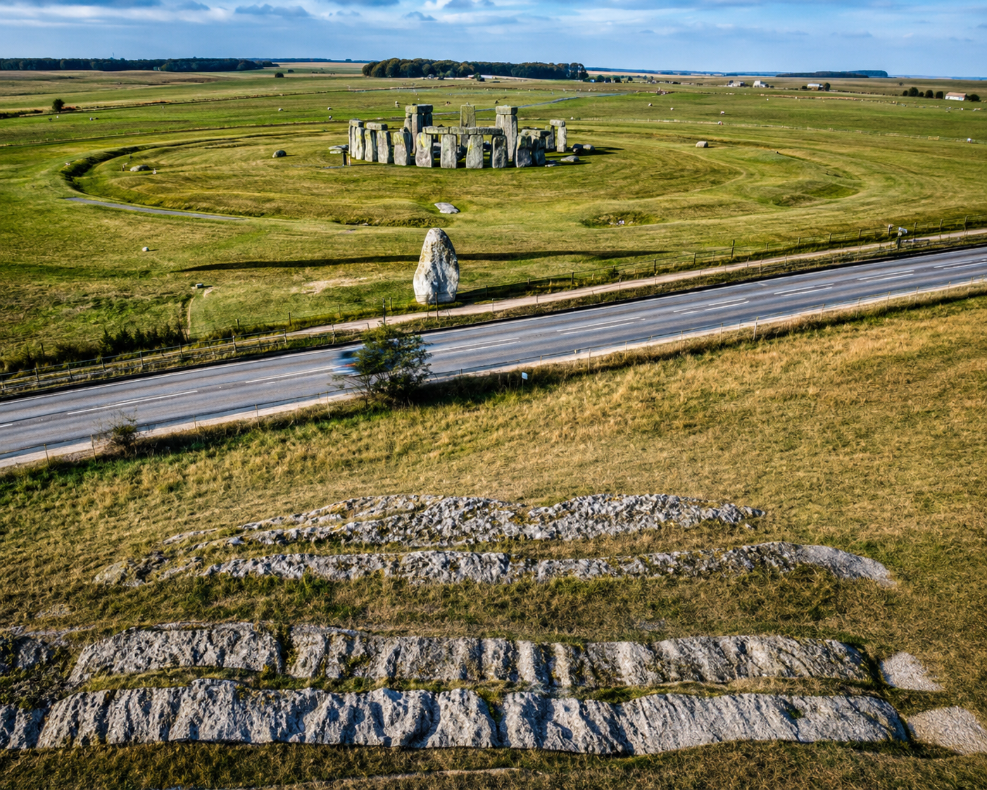 The Stonehenge Hoax - Periglacial Stripes 3 periglacial stripes - Stonehenge