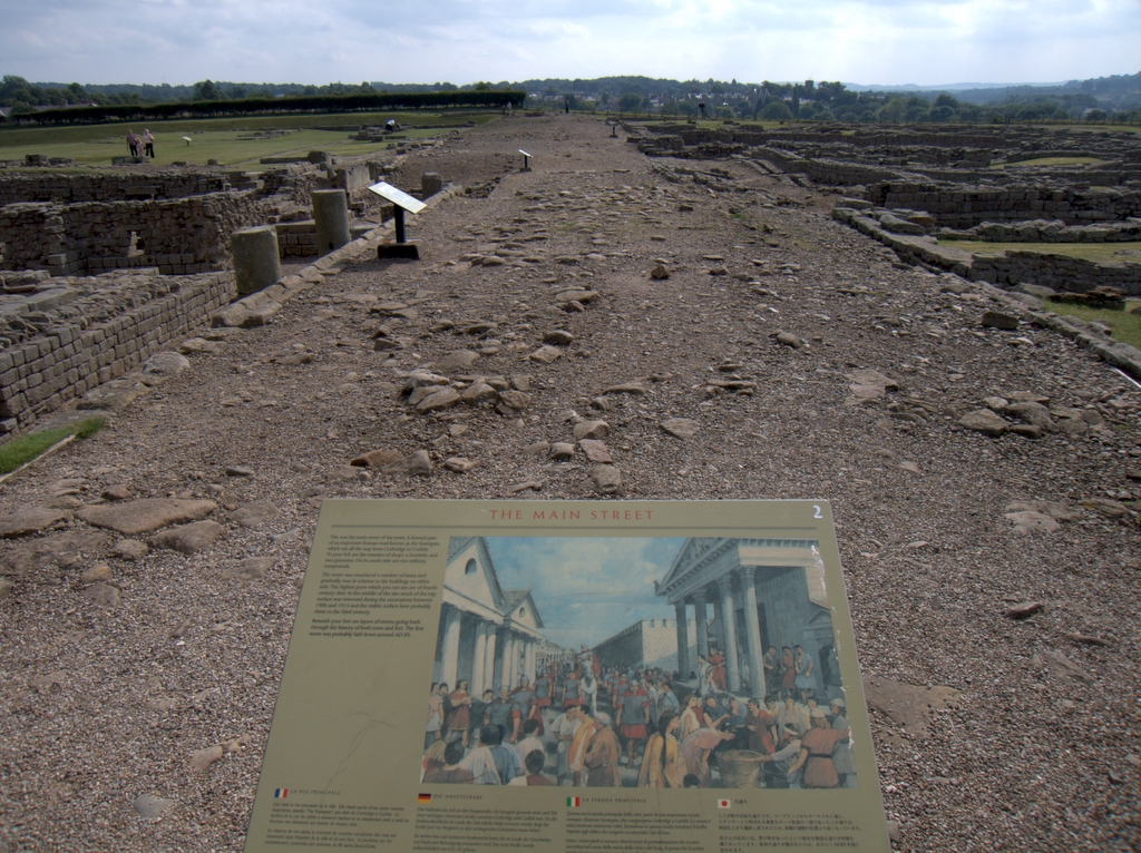Stanegate as portrayed by archaeologists  - Roman Military Way