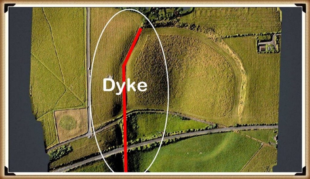 Dyke that is the western ditch of Durrington Walls