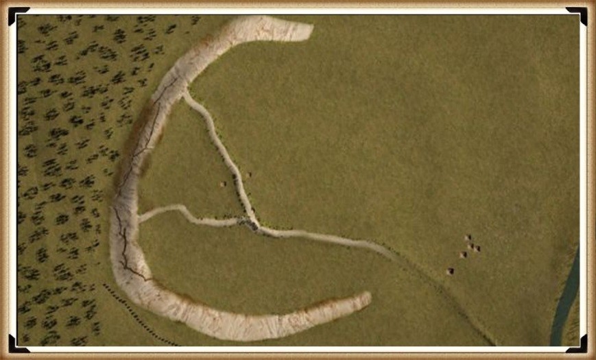 MPP's model of Durrington Walls showing the internal ditches and springs within