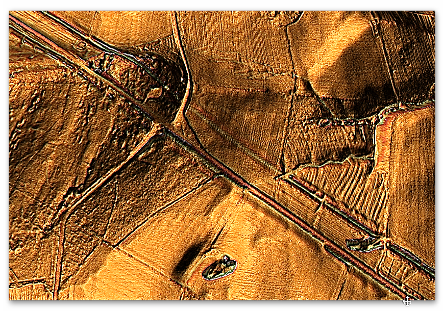 Figure 99 - No sign of Military Way on LiDAR Maps by Milecastle 29