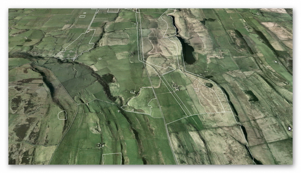 Both Roman constructions (Vallum and Stanegate) seem to originally terminate at the river valley?