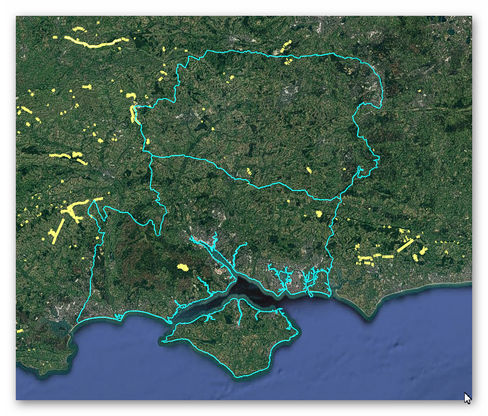 Prehistoric Hampshire Canals (Dykes)