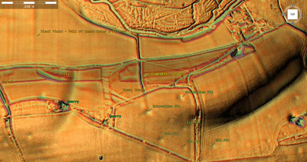 1003037 - Ditch 530yds (484m) SW of Stitchcombe Farm 5 1003037 - Ditch 530yds (484m) SW of Stitchcombe Farm