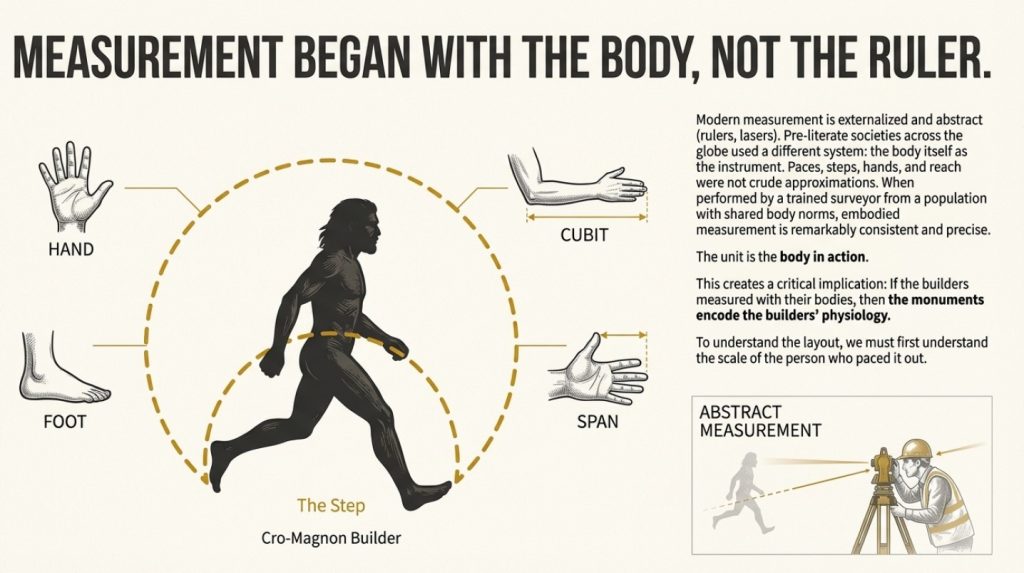 Cro-Magnon Megalithic Builders: Measurement, Biology, and the DNA