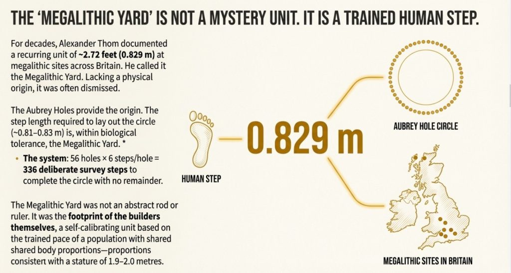 Cro-Magnon Megalithic Builders: Measurement, Biology, and the DNA