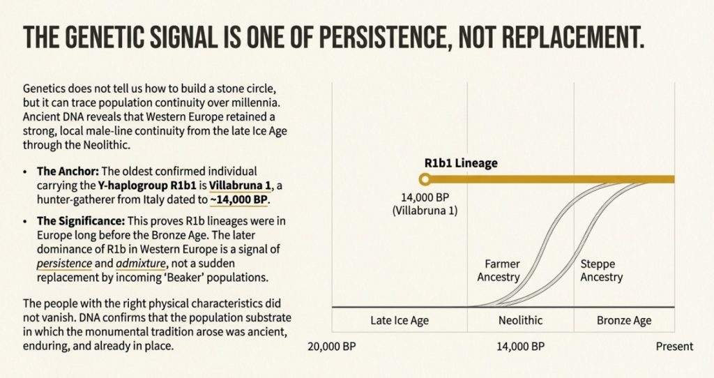 Cro-Magnon Megalithic Builders: Measurement, Biology, and the DNA