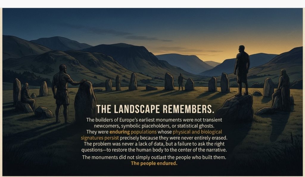 Cro-Magnon Megalithic Builders: Measurement, Biology, and the DNA