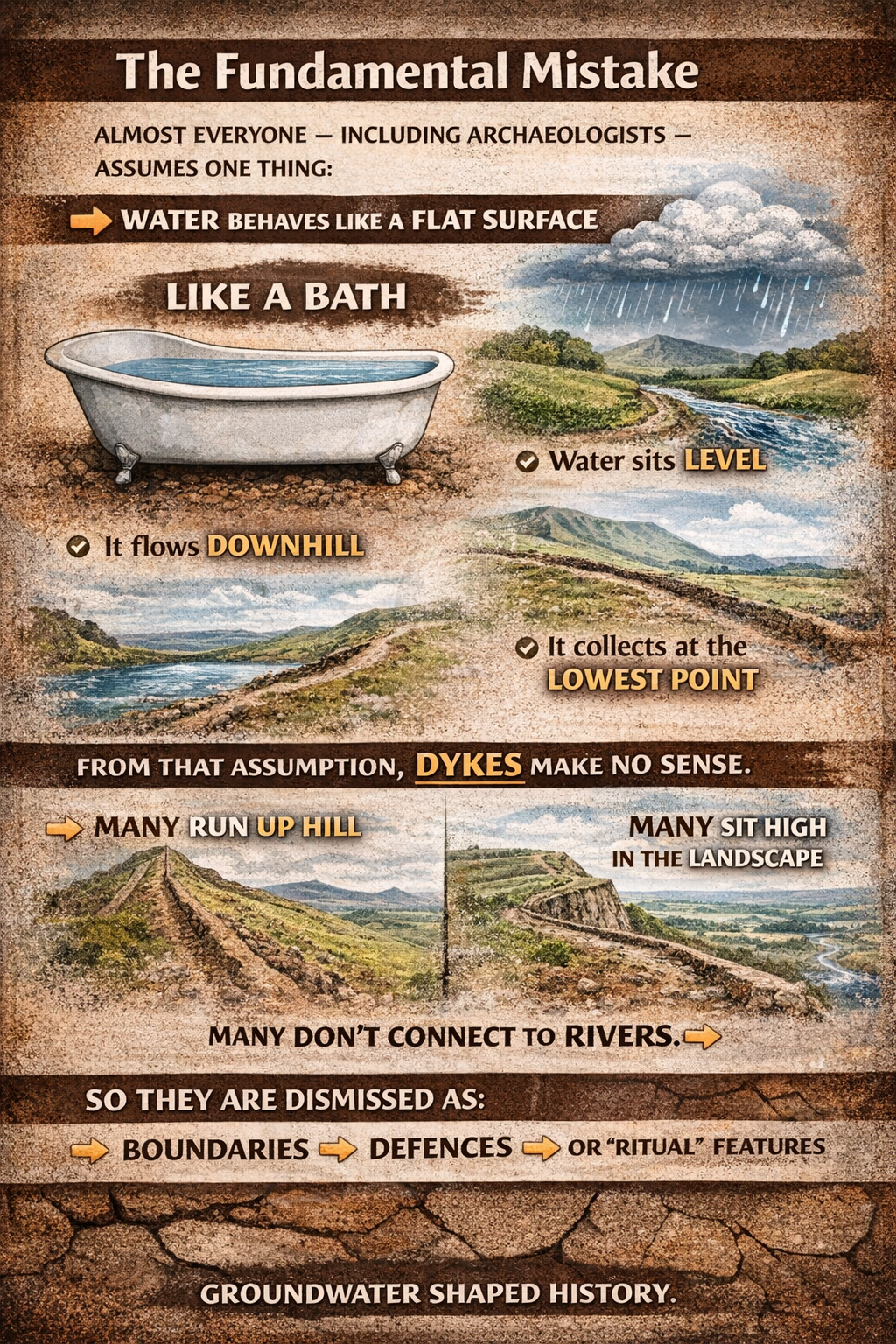 Hydrology 101 Simplified: Why Britain’s Dykes Worked Without Rivers 3 (Hydrology 101 Simplified: Why Britain’s Dykes Worked Without Rivers)