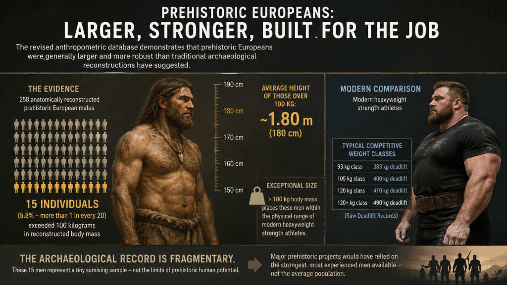 Underestimating the Physical Size of Prehistoric Europeans? 3 (Underestimating the Physical Size of Prehistoric Europeans - Cro-Magnons?)