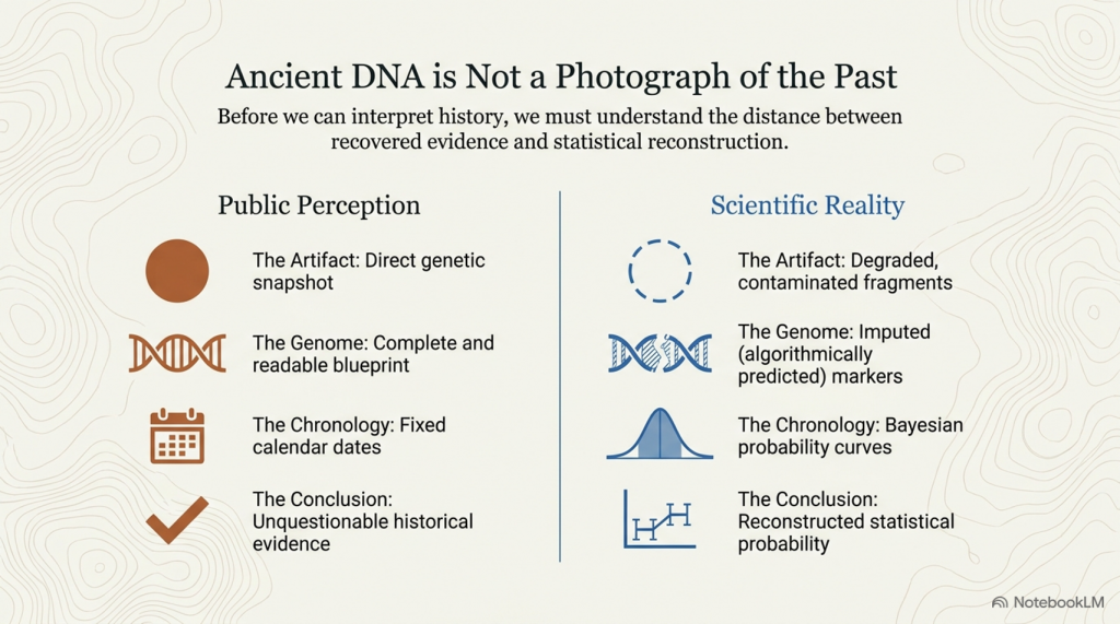 (The Great Ancient DNA Illusion: How Statistical Models Became Archaeological "Facts") 