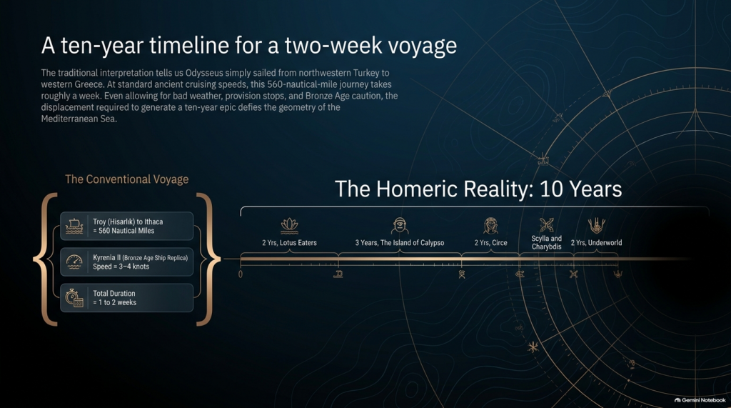 THE ODYSSEY PROBLEM: WHY DID A WEEK-LONG VOYAGE BECOME A TEN-YEAR EPIC? 9 THE ODYSSEY PROBLEM