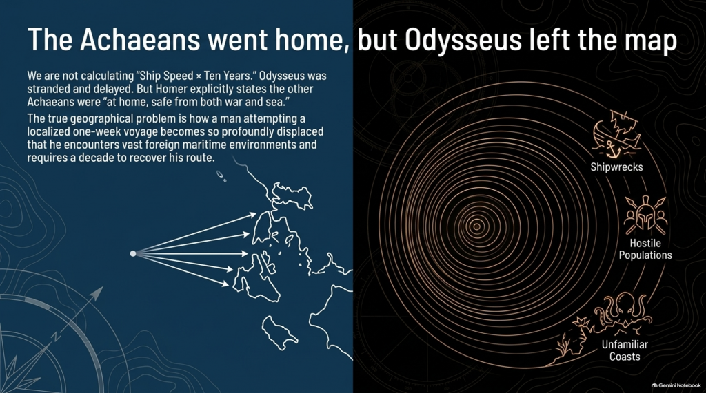 THE ODYSSEY PROBLEM: WHY DID A WEEK-LONG VOYAGE BECOME A TEN-YEAR EPIC? 10 THE ODYSSEY PROBLEM